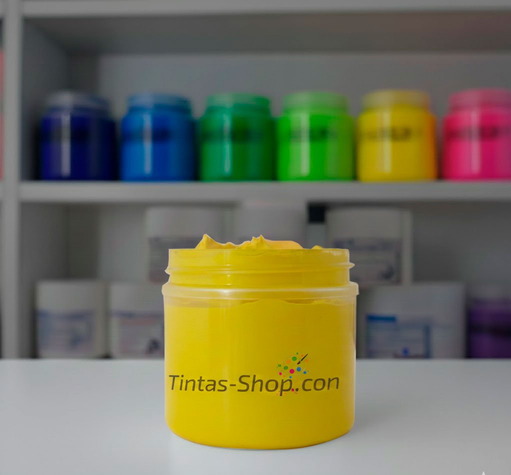 Tinta plastisol amarillo canario