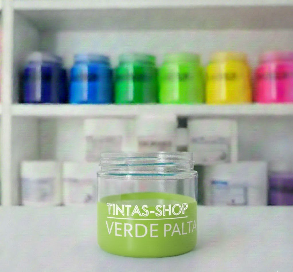 Tinta plastisol verde plata