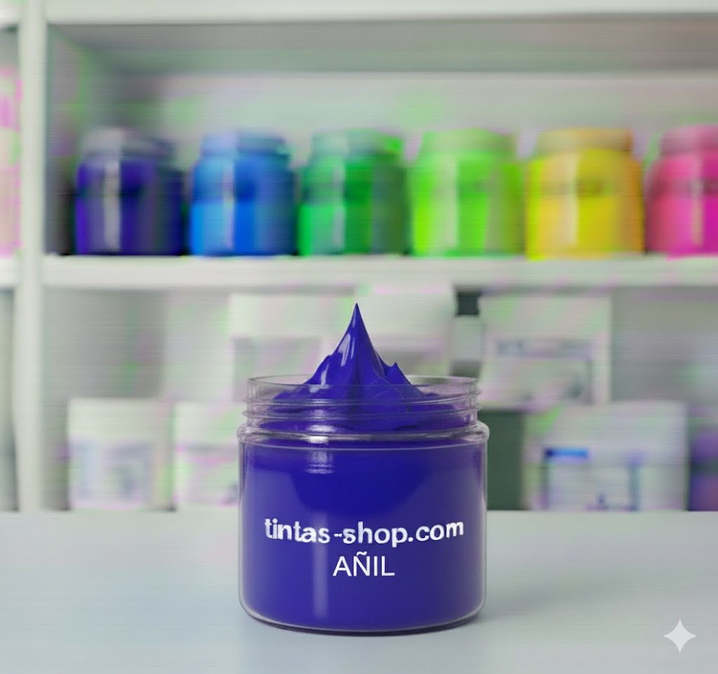 Tinta plastisol añil