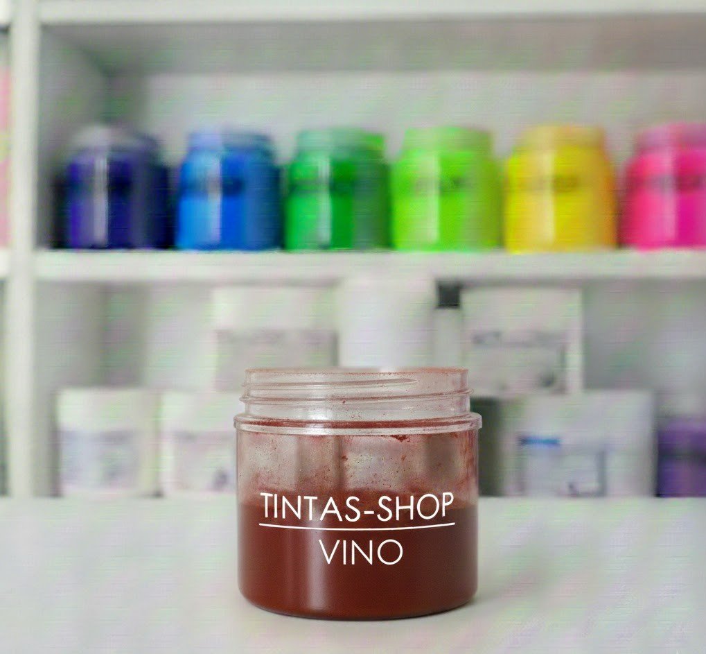 Tinta plastisol color vino