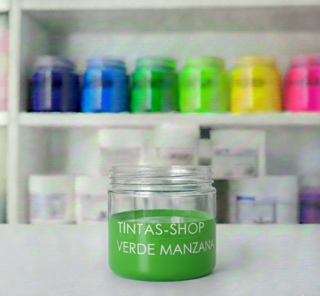 Tinta plastisol verde manzana