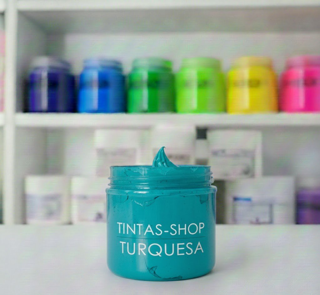 Tinta plastisol turquesa