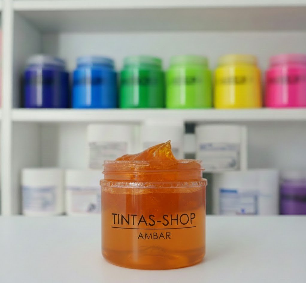 Tinta plastisol ambar