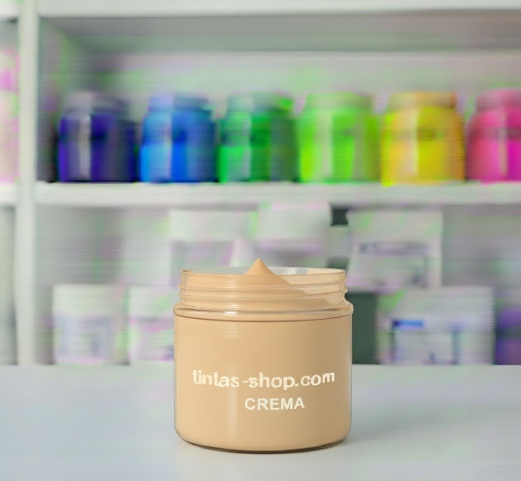 Tinta plastisol crema oscuro