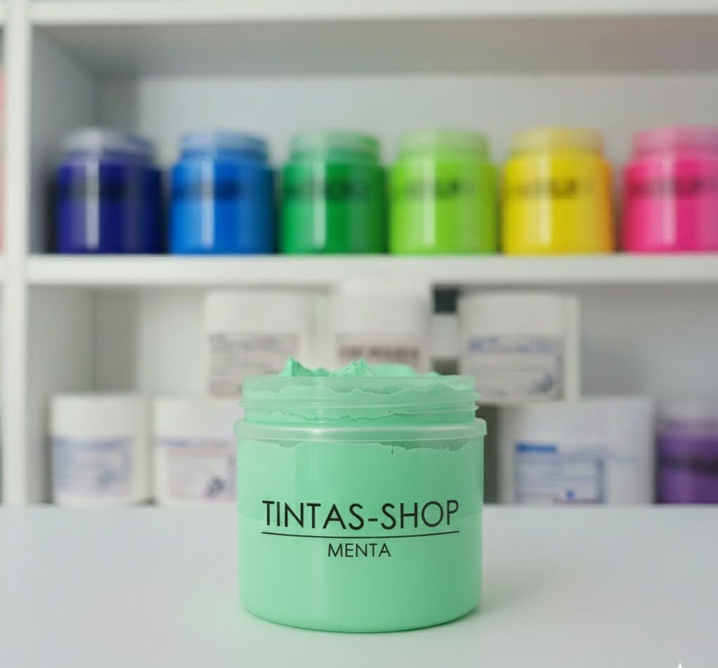 Tinta plastisol menta