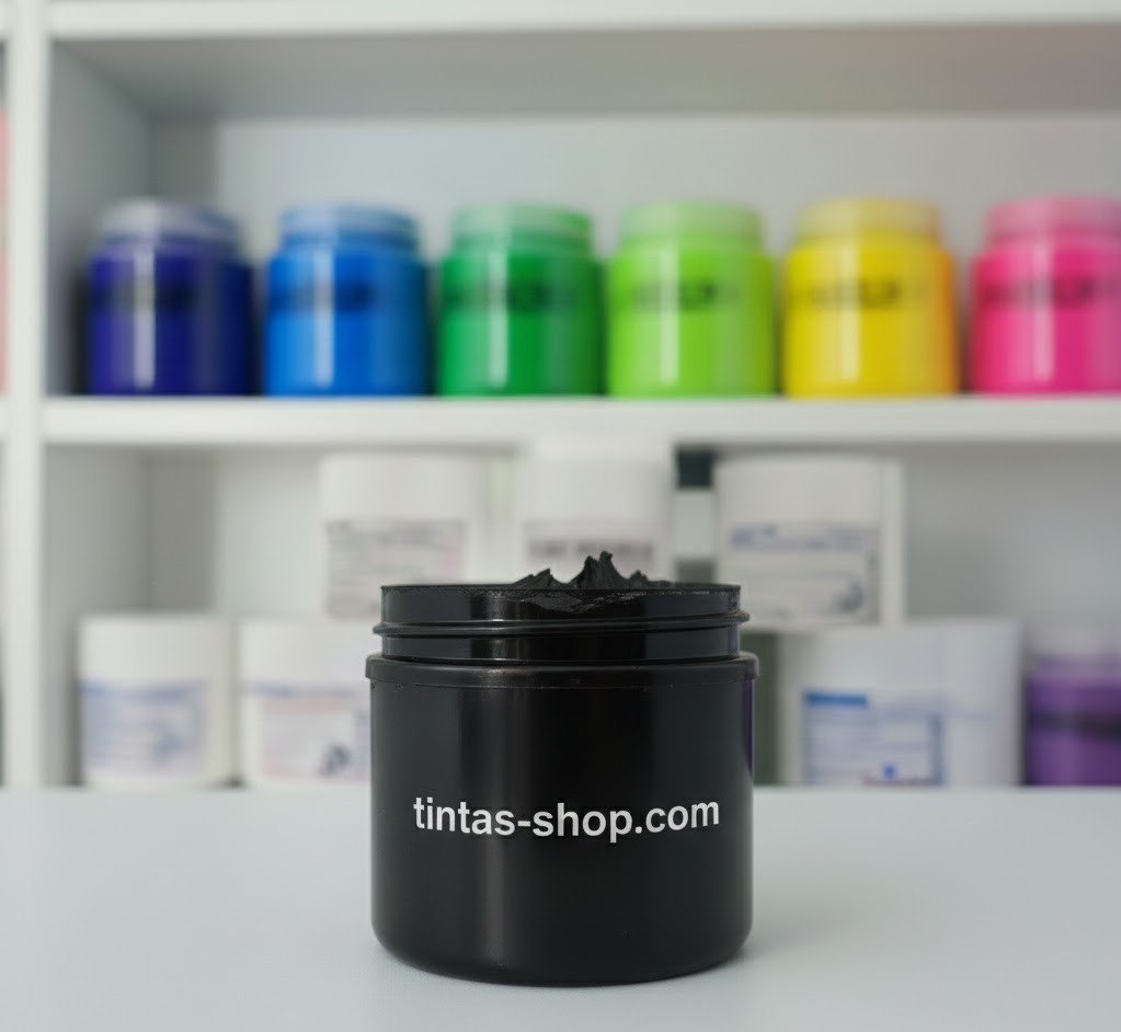 Tinta plastisol negro