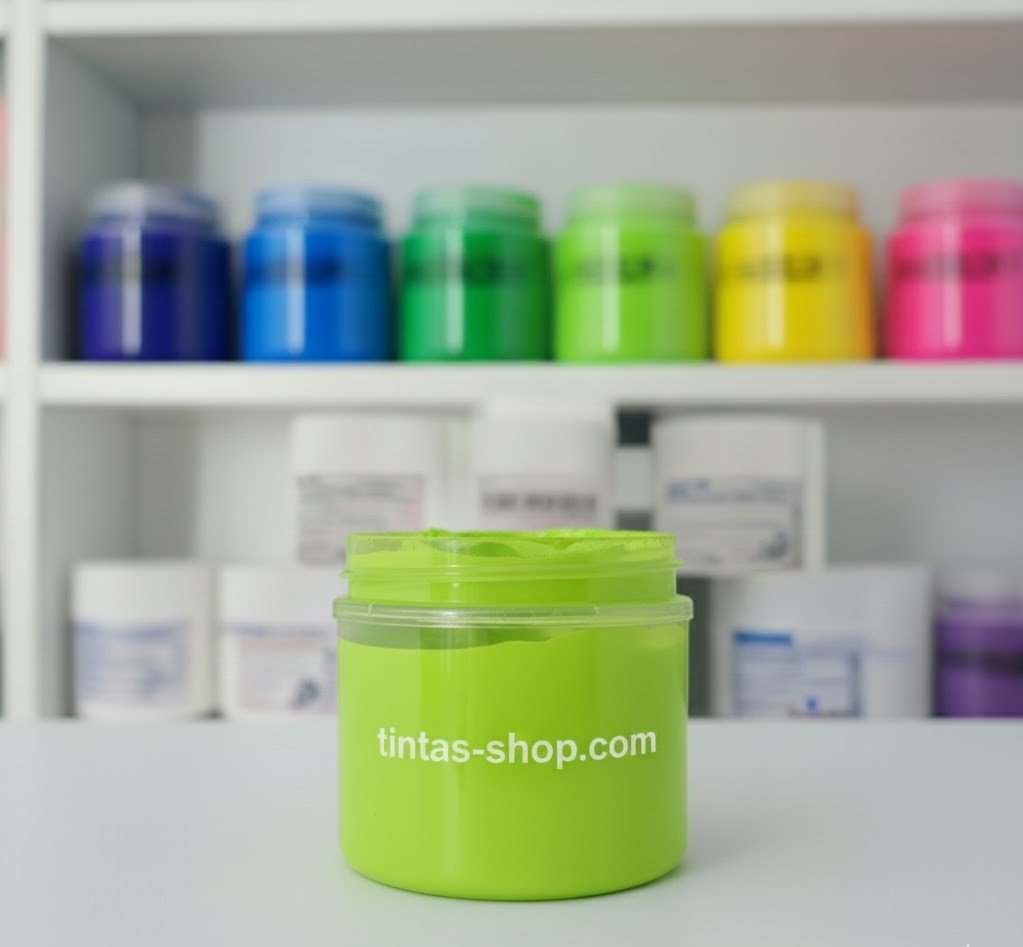 Tinta plastisol lima