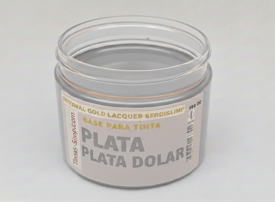 Tinta laca Gold Plata dolar