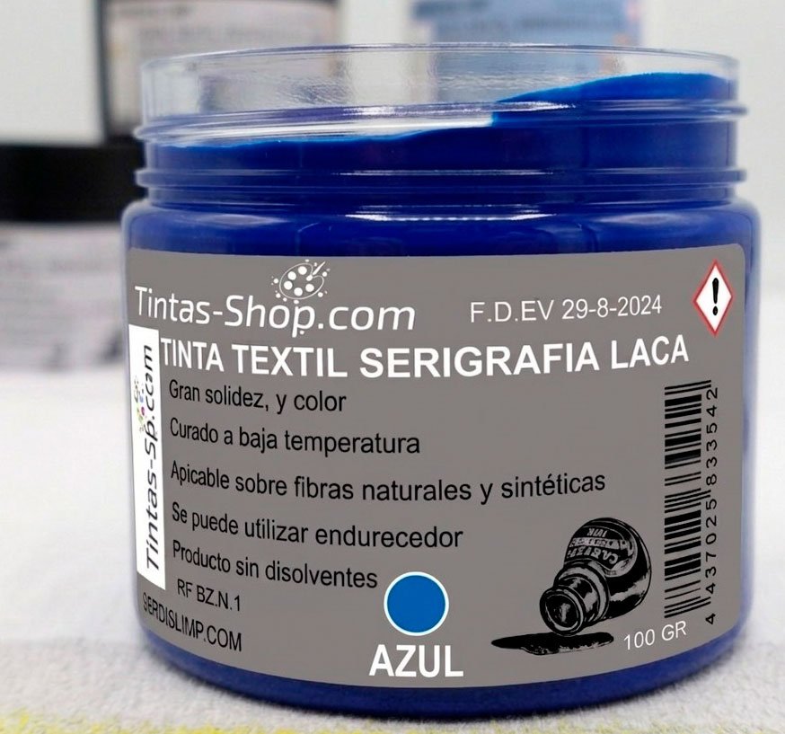 Tinta laca Gold azul