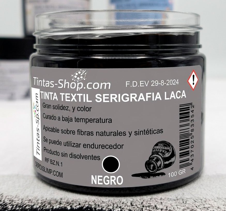 Tinta laca Gold negro