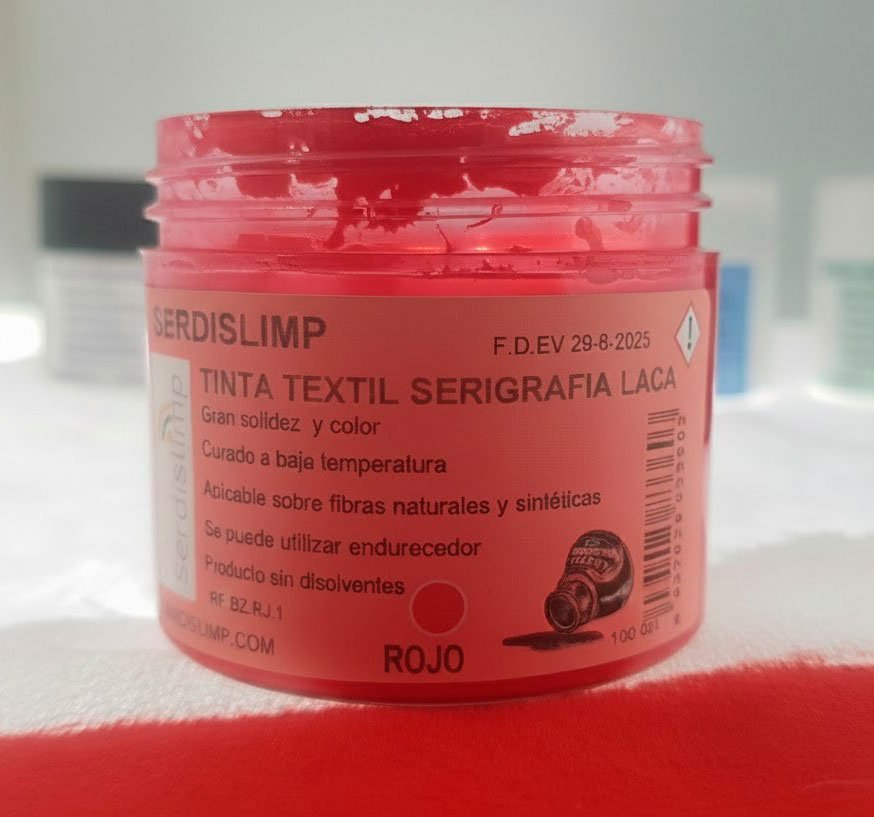 Tinta laca Gold rojo