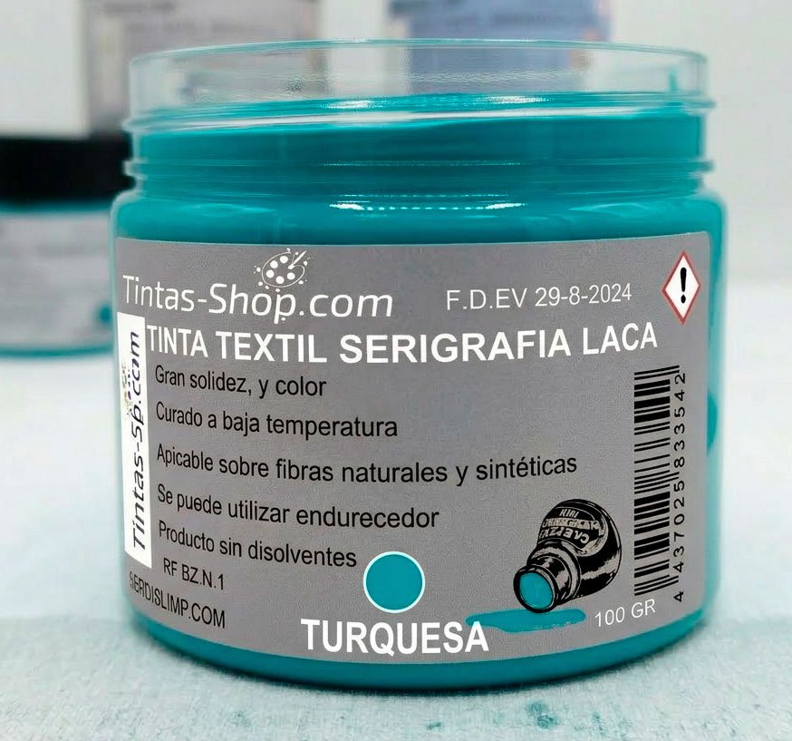 Tinta laca Gold turquesa