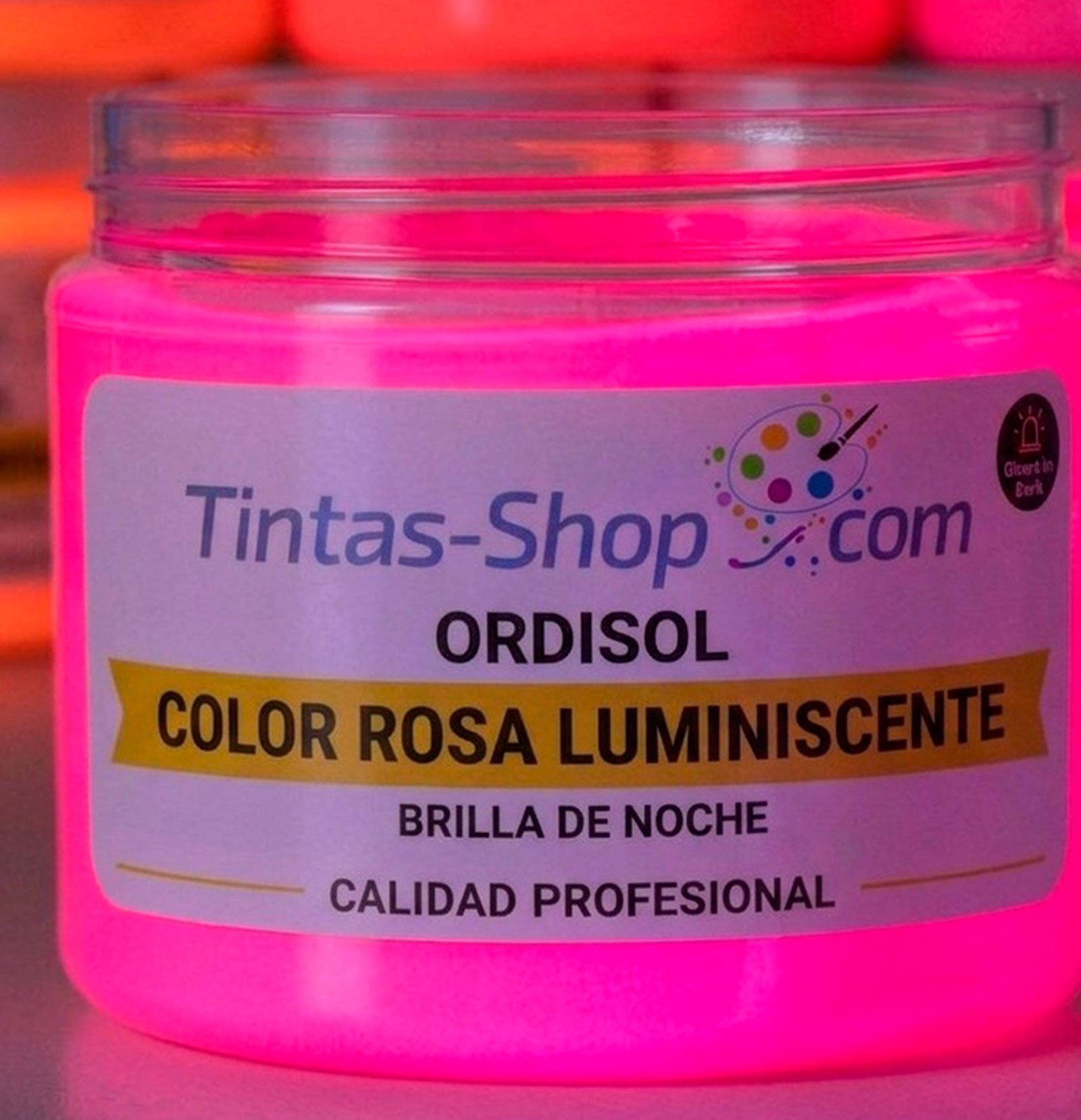 Tinta incandescentes rosa