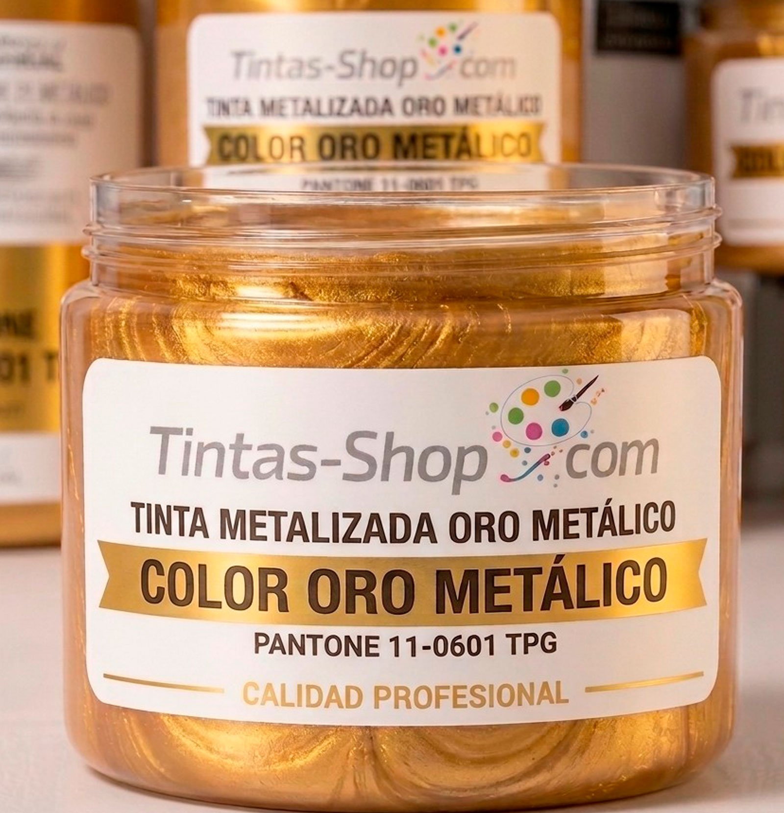 Tinta metalizada oro