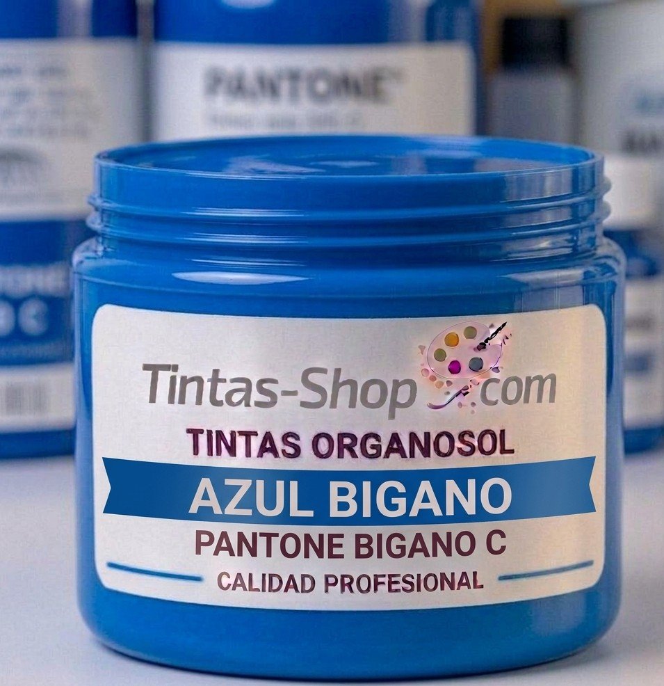 Tinta Organosol Azul Bígano