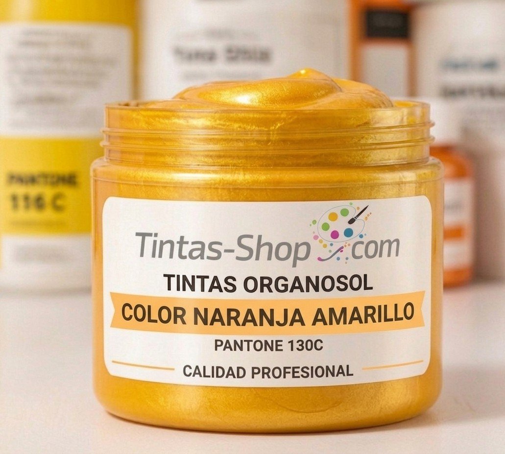 Tinta Organosol Naranja Amarillo