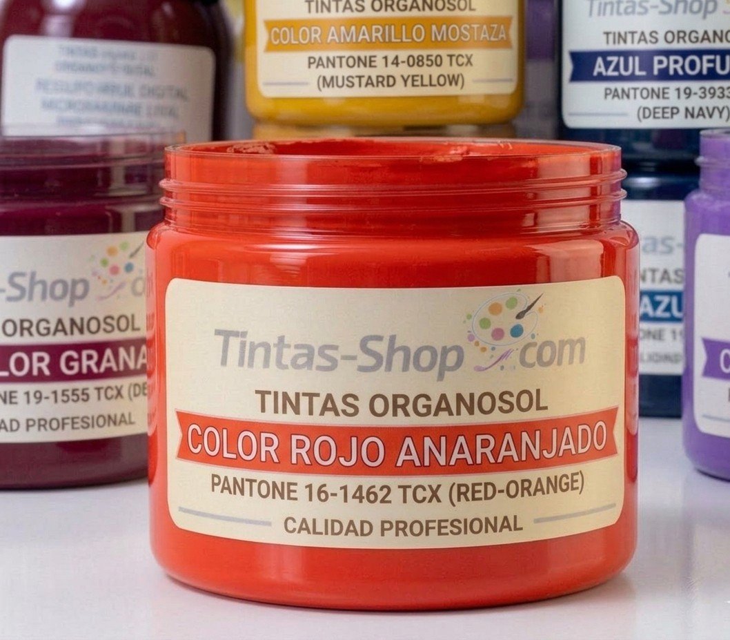 Tinta Organosol Rojo Naranja