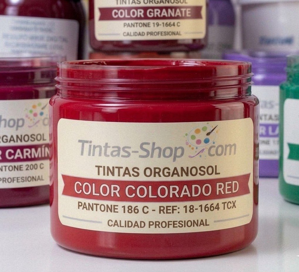 Tinta Organosol Rojo Colorado