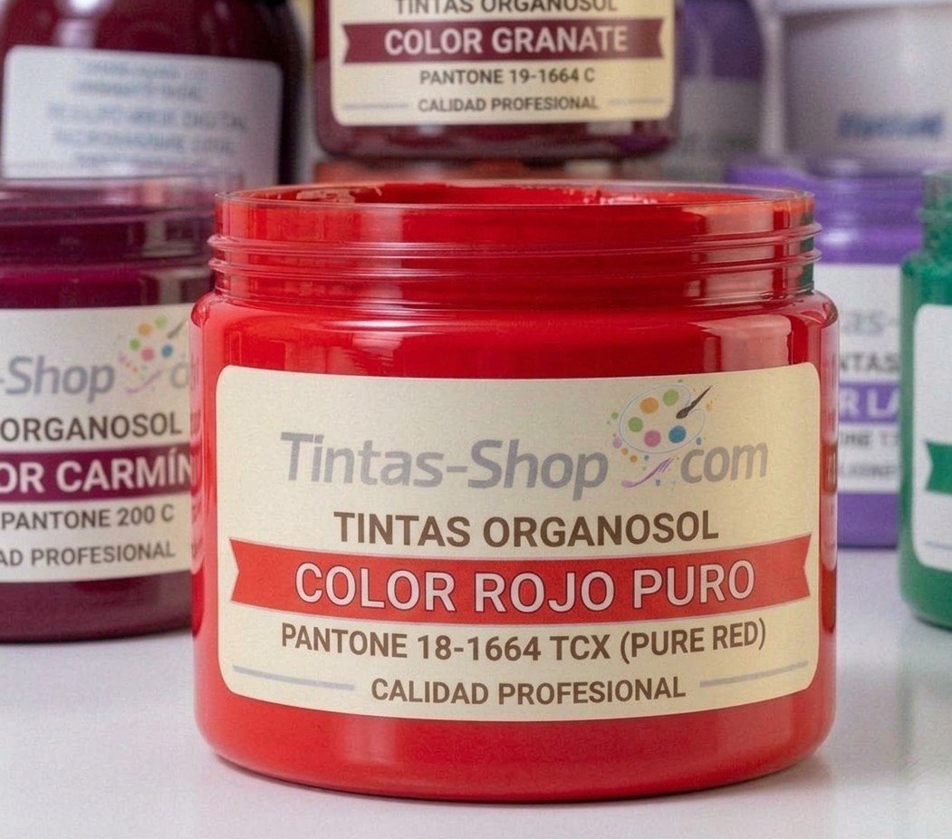 Tinta Organosol Rojo Puro