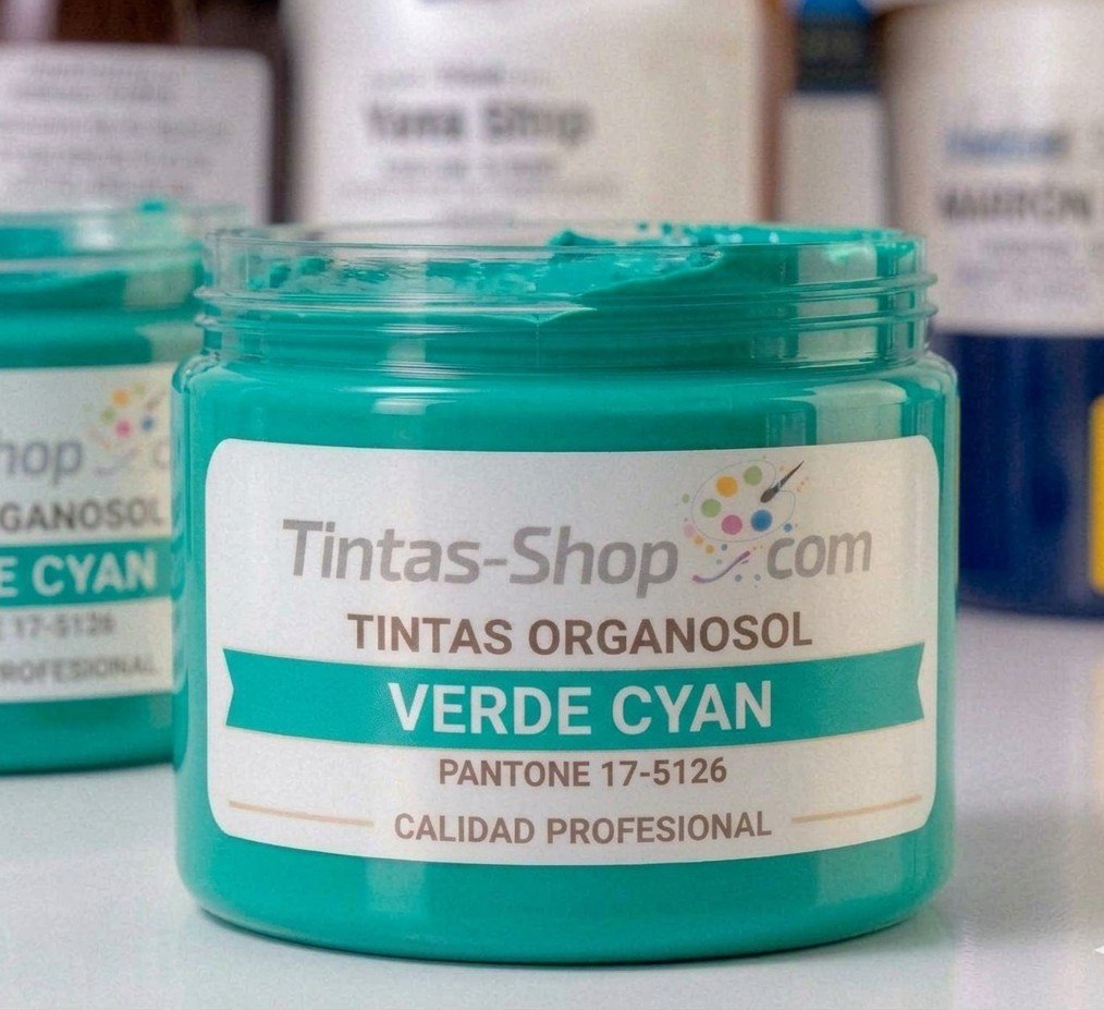 Tinta Organosol Verde Cyan