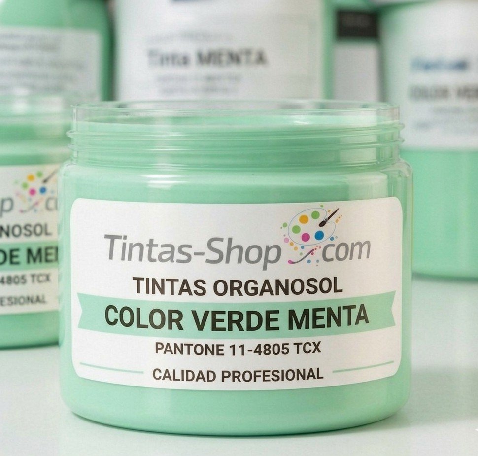 Tinta Organosol Verde Menta Claro