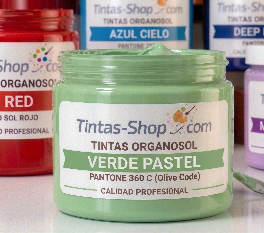 Tinta Organosol Verde Pastel