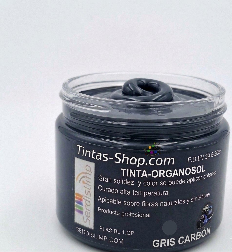 Tinta Organosol Gris Carbón